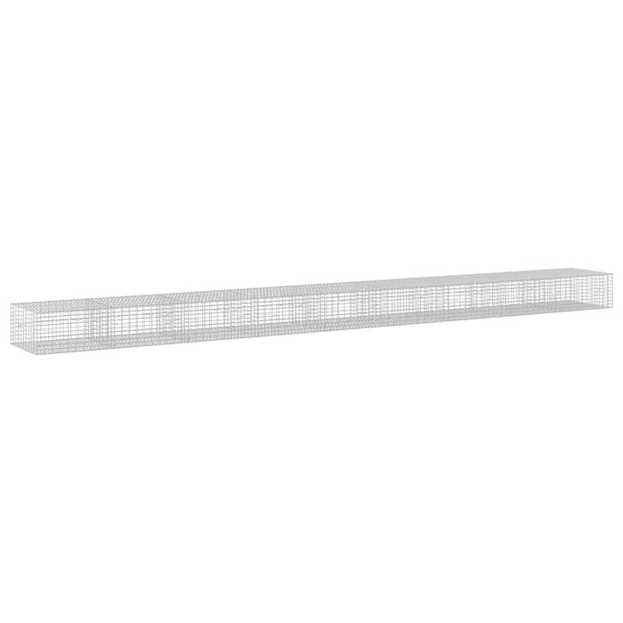 Gabion cu Sârmă de 3,5 mm și Plasă de 5x10 cm 900x100x50 cm WALTI
