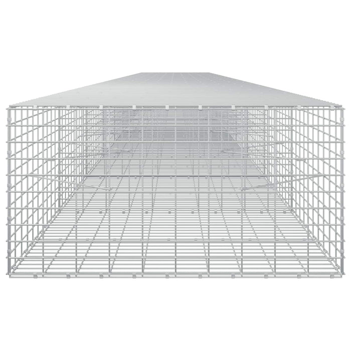 Gabion cu Sârmă de 3,5 mm și Plasă de 5x10 cm 900x100x50 cm WALTI