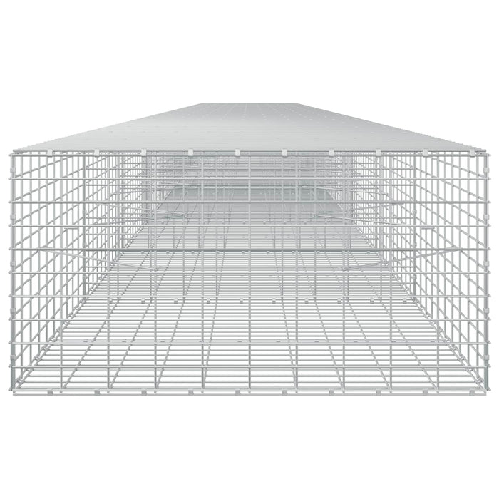 Gabion cu Sârmă de 3,5 mm și Plasă de 5x10 cm 950x100x50 cm WALTI