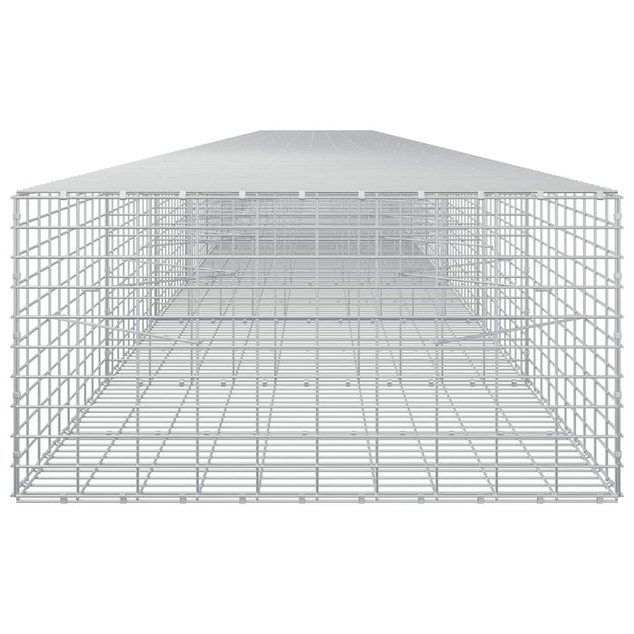 Gabion cu Sârmă de 3,5 mm și Plasă de 5x10 cm 1000x100x50 cm WALTI