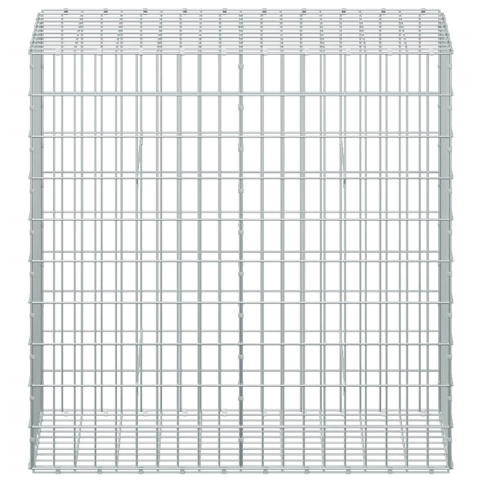 Gabion cu Sârmă de 3,5 mm și Plasă de 5x10 cm 50x100x100 cm WALTI
