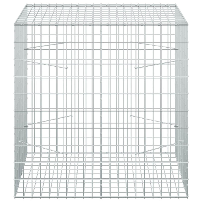 Gabion cu Sârmă de 3,5 mm și Plasă de 5x10 cm 100x100x100 cm WALTI