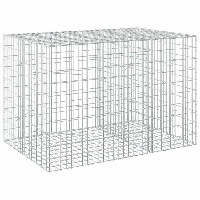 Gabion cu Sârmă de 3,5 mm și Plasă de 5x10 cm 150x100x100 cm WALTI