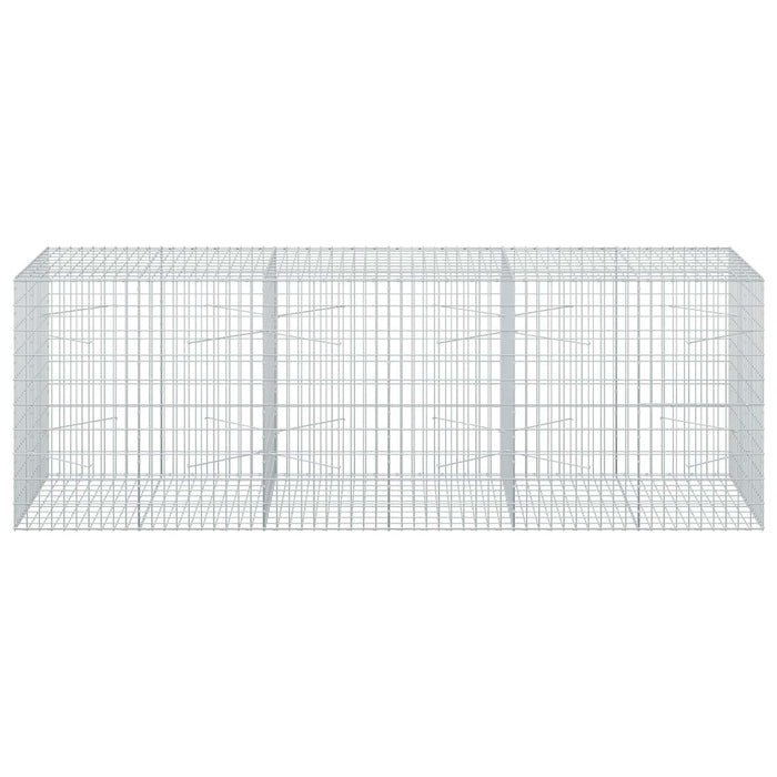 Gabion cu Sârmă de 3,5 mm și Plasă de 5x10 cm 300x100x100 cm WALTI