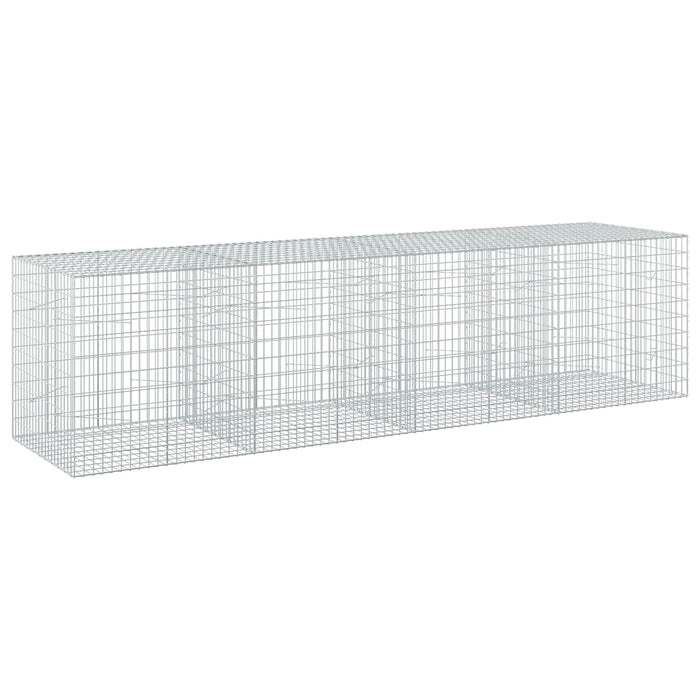 Gabion cu Sârmă de 3,5 mm și Plasă de 5x10 cm 400x100x100 cm WALTI