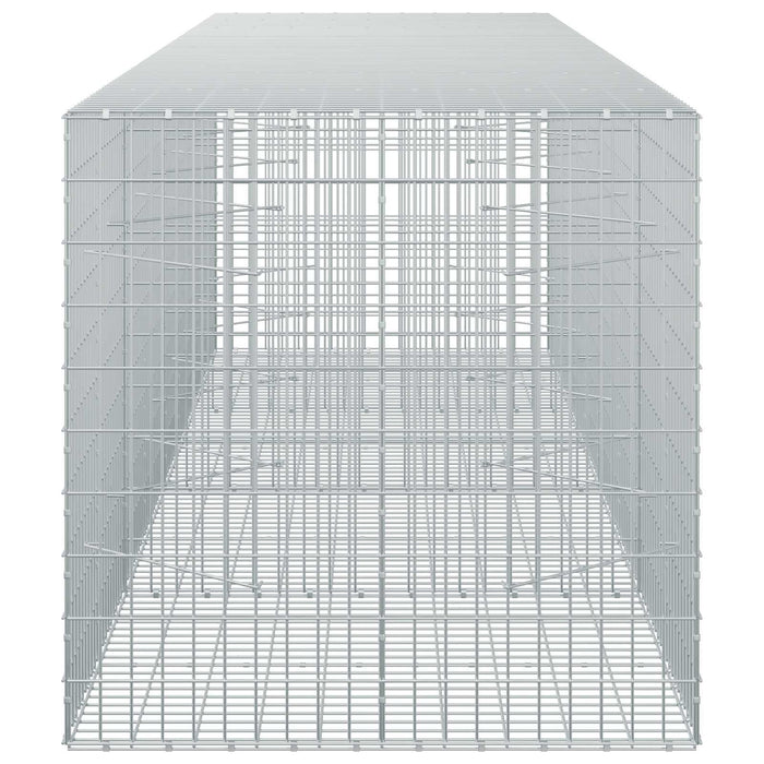 Gabion cu Sârmă de 3,5 mm și Plasă de 5x10 cm 400x100x100 cm WALTI