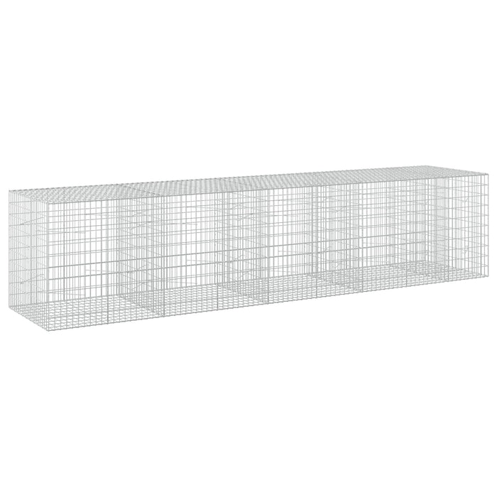 Gabion cu Sârmă de 3,5 mm și Plasă de 5x10 cm 450x100x100 cm WALTI