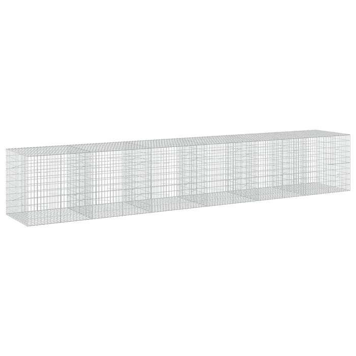 Gabion cu Sârmă de 3,5 mm și Plasă de 5x10 cm 600x100x100 cm WALTI