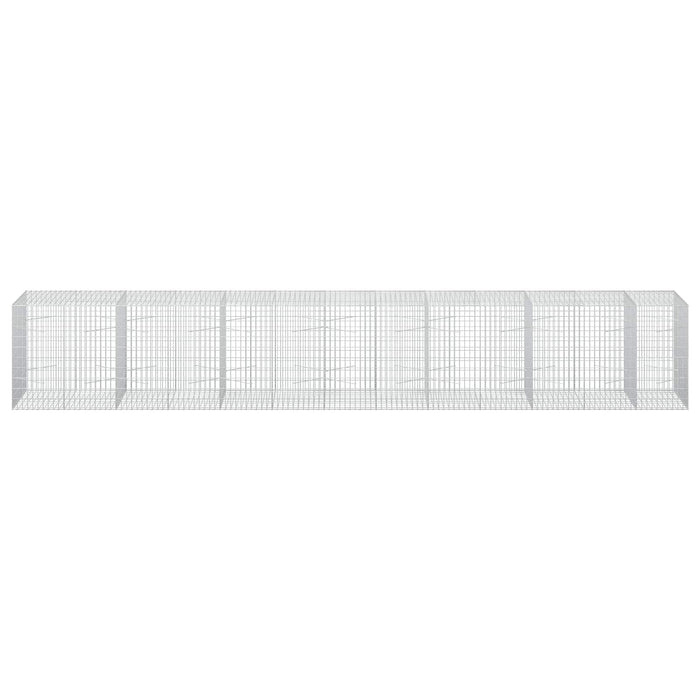 Gabion cu Sârmă de 3,5 mm și Plasă de 5x10 cm 650x100x100 cm WALTI
