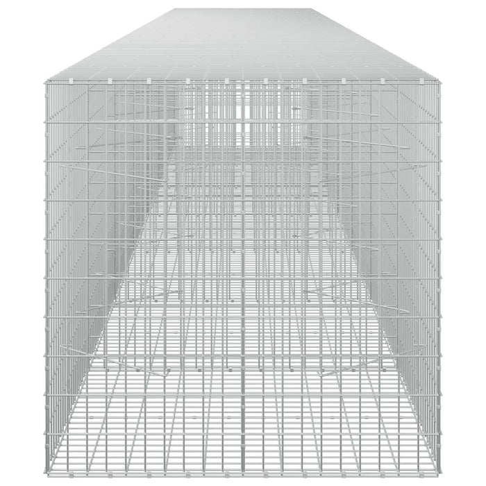 Gabion cu Sârmă de 3,5 mm și Plasă de 5x10 cm 700x100x100 cm - WALTI WALTI