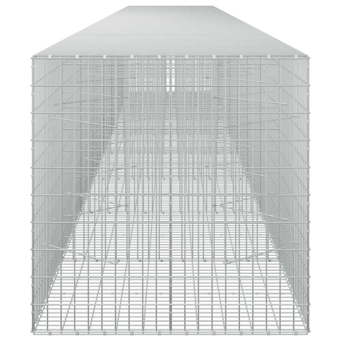 Gabion cu Sârmă de 3,5 mm și Plasă de 5x10 cm 850x100x100 cm WALTI