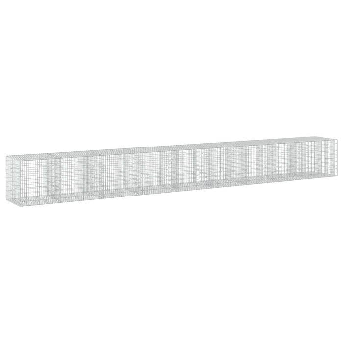 Gabion cu Sârmă de 3,5 mm și Plasă de 5x10 cm 900x100x100 cm WALTI