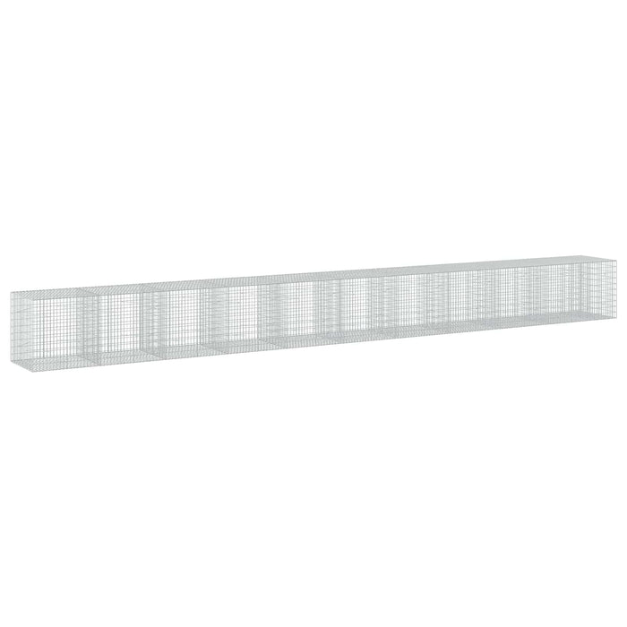 Gabion cu Sârmă de 3,5 mm și Plasă de 5x10 cm 1050x100x100 cm - WALTI WALTI