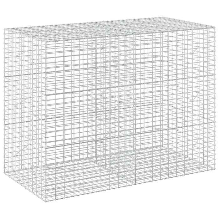 Gabion cu Sârmă de 3,5 mm și Plasă de 5x10 cm 200x100x150 cm WALTI