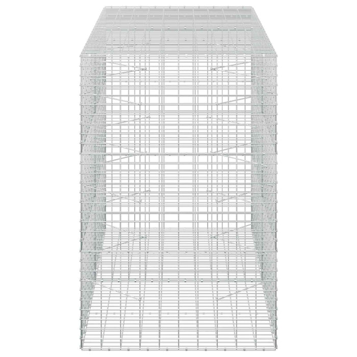 Gabion cu Sârmă de 3,5 mm și Plasă de 5x10 cm 200x100x150 cm WALTI