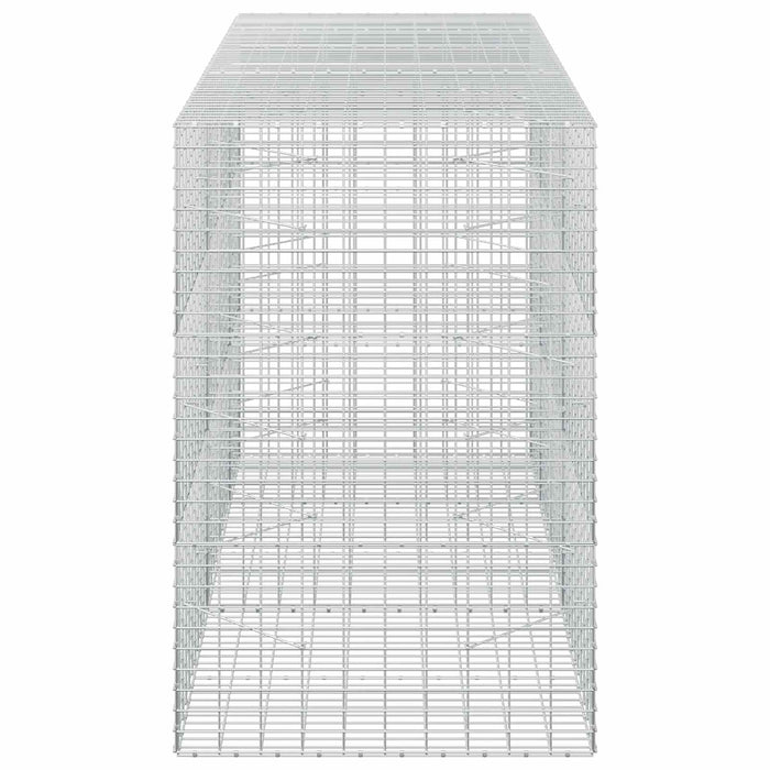 Gabion cu Sârmă de 3,5 mm și Plasă de 5x10 cm 250x100x150 cm WALTI