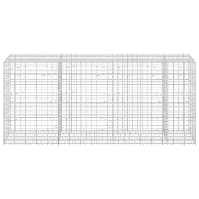 Gabion cu Sârmă de 3,5 mm și Plasă de 5x10 cm 350x100x150 cm - WALTI WALTI