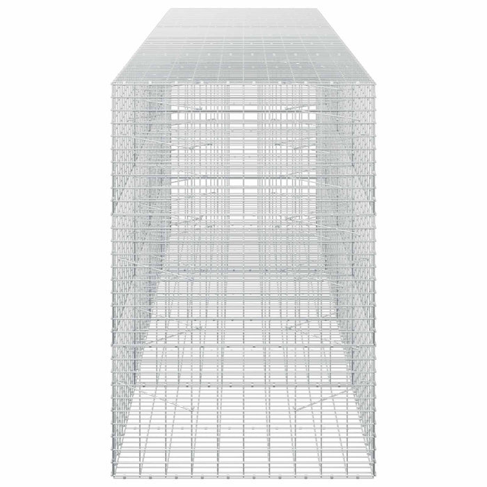 Gabion cu Sârmă de 3,5 mm și Plasă de 5x10 cm 400x100x150 cm WALTI