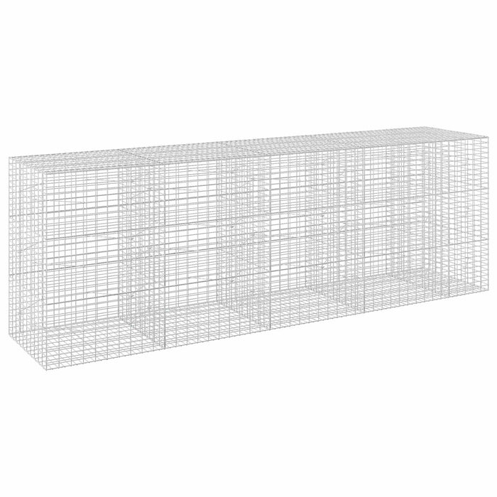 Gabion cu Sârmă de 3,5 mm și Plasă de 5x10 cm 450x100x150 cm - WALTI WALTI