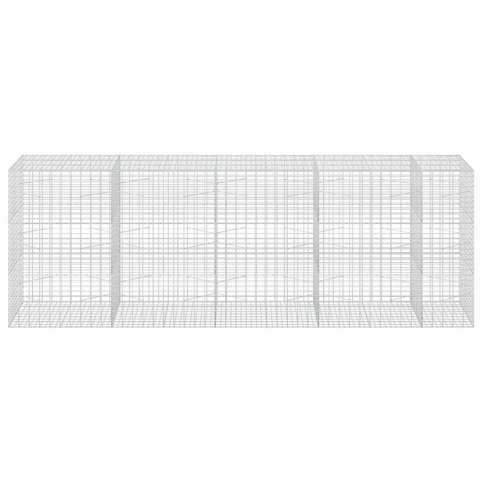 Gabion cu Sârmă de 3,5 mm și Plasă de 5x10 cm 450x100x150 cm - WALTI WALTI