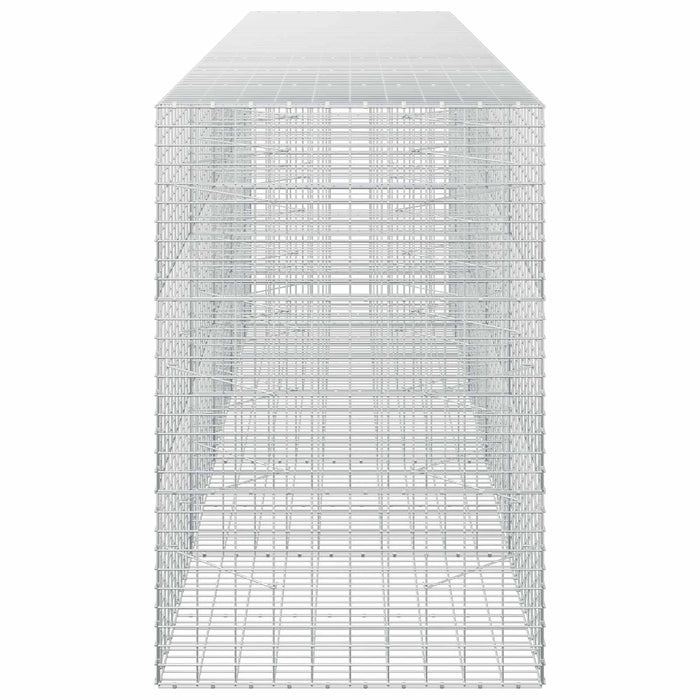 Gabion cu Sârmă de 3,5 mm și Plasă de 5x10 cm 450x100x150 cm - WALTI WALTI