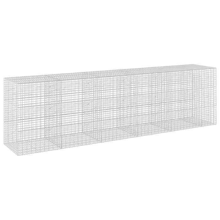 Gabion cu Sârmă de 3,5 mm și Plasă de 5x10 cm 550x100x150 cm WALTI