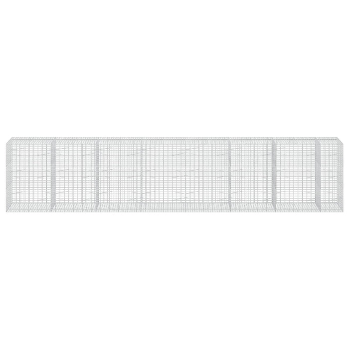 Gabion cu Sârmă de 3,5 mm și Plasă de 5x10 cm 750x100x150 cm WALTI