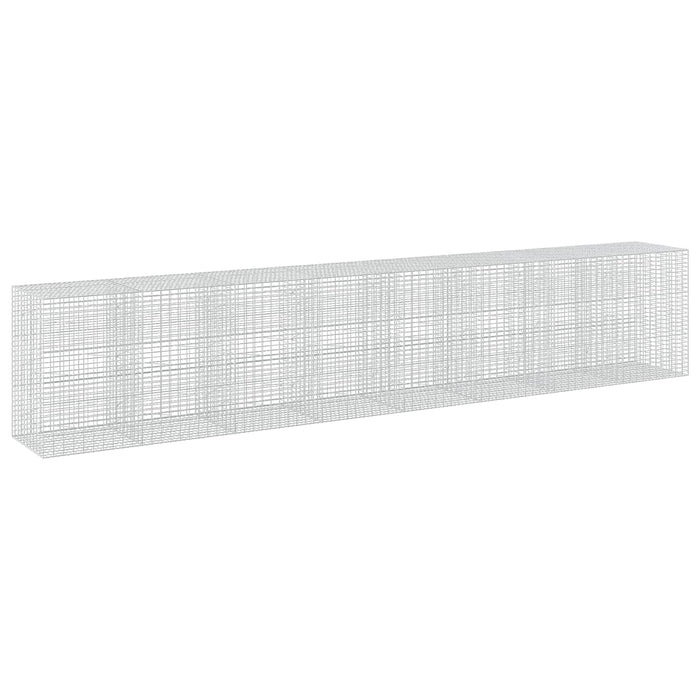 Gabion cu Sârmă de 3,5 mm și Plasă de 5x10 cm 800x100x150 cm WALTI