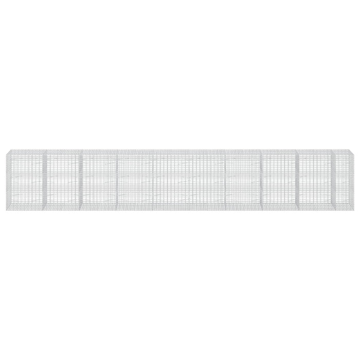Gabion cu Sârmă de 3,5 mm și Plasă de 5x10 cm 950x100x150 cm WALTI