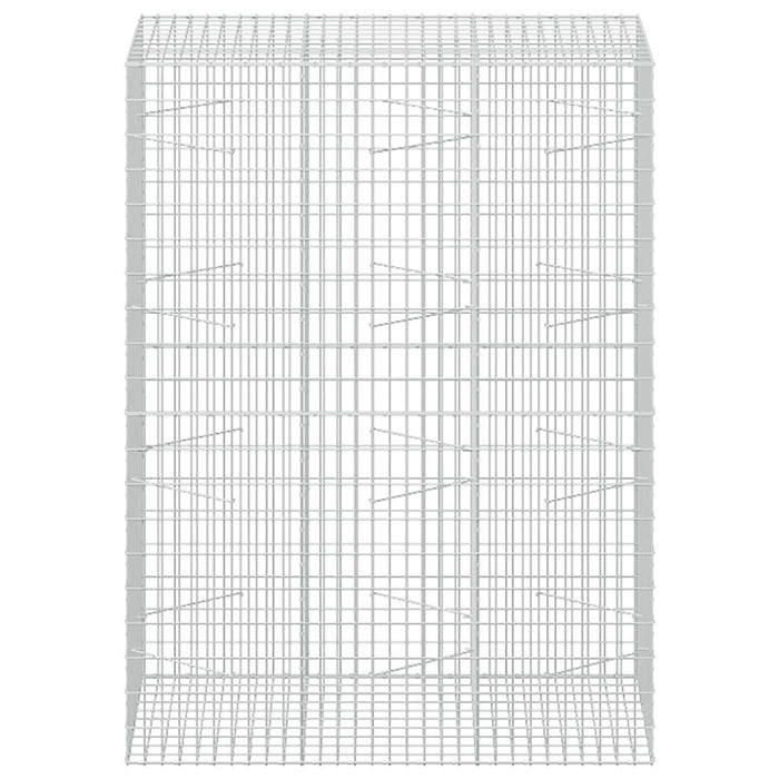 Gabion cu Sârmă de 3,5 mm și Plasă de 5x10 cm 150x100x200 cm WALTI