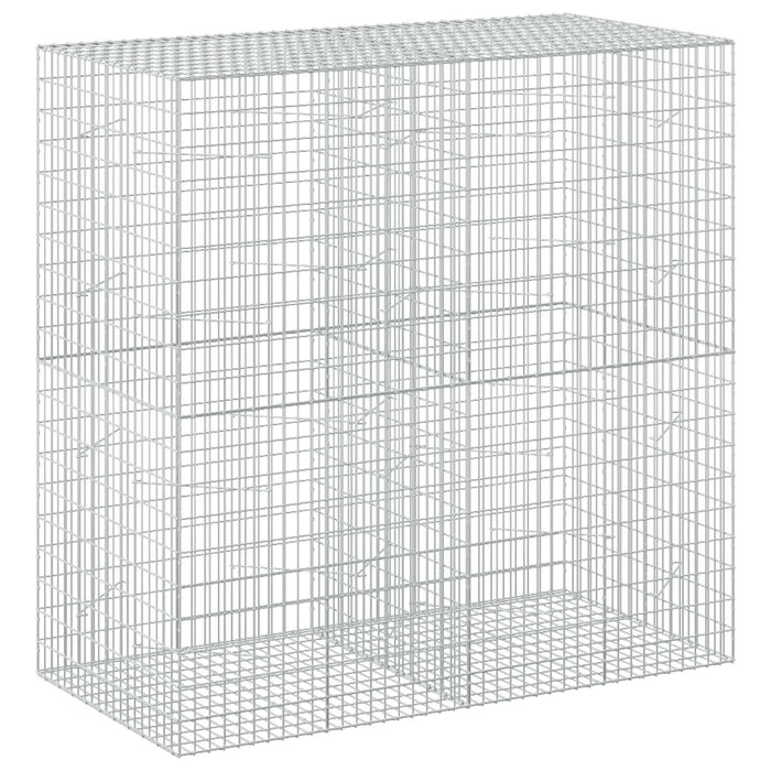 Gabion cu Sârmă de 3,5 mm și Plasă de 5x10 cm 200x100x200 cm WALTI