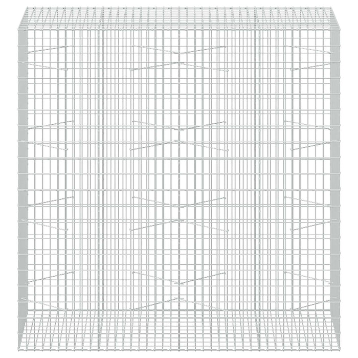 Gabion cu Sârmă de 3,5 mm și Plasă de 5x10 cm 200x100x200 cm WALTI