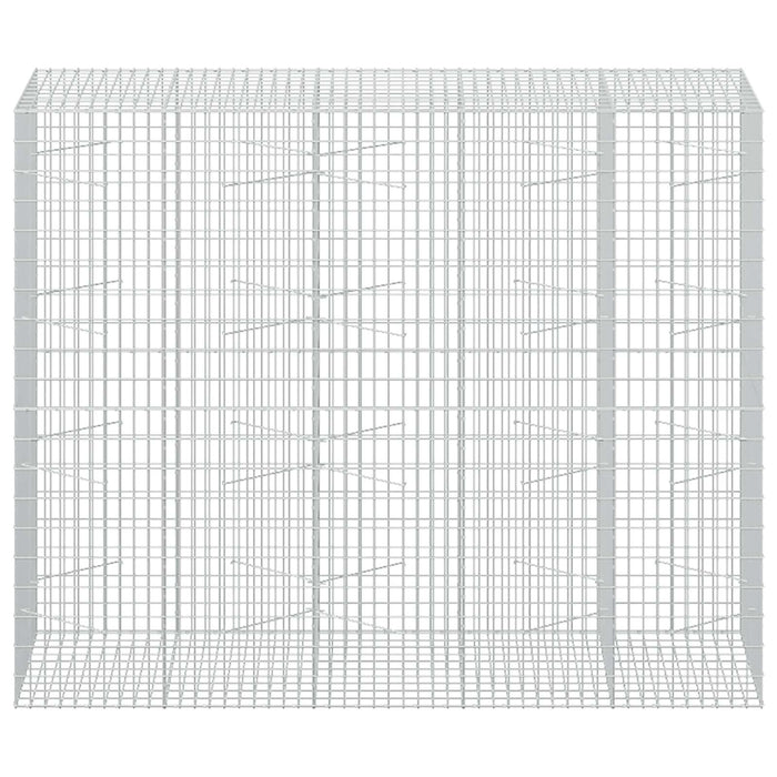 Gabion cu Sârmă de 3,5 mm și Plasă de 5x10 cm 250x100x200 cm WALTI