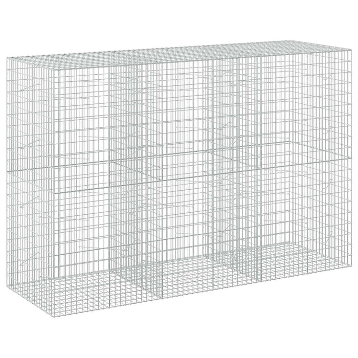 Gabion cu Sârmă de 3,5 mm și Plasă de 5x10 cm 300x100x200 cm WALTI