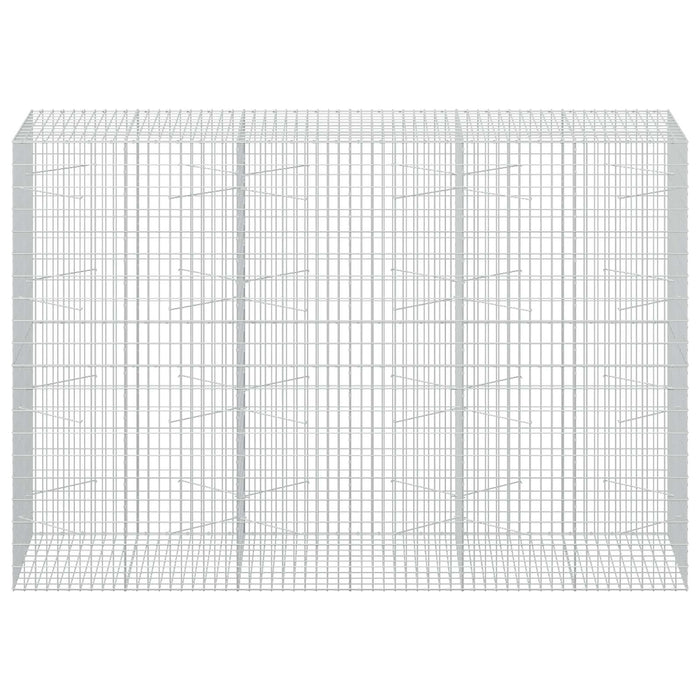 Gabion cu Sârmă de 3,5 mm și Plasă de 5x10 cm 300x100x200 cm WALTI