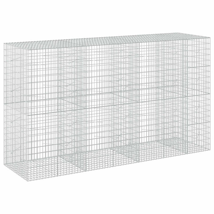 Gabion cu Sârmă de 3,5 mm și Plasă de 5x10 cm 350x100x200 cm WALTI