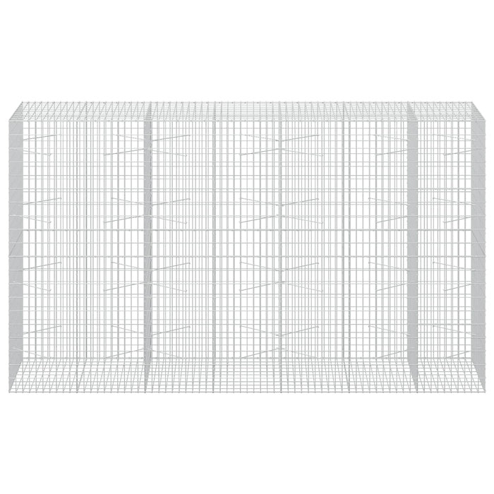 Gabion cu Sârmă de 3,5 mm și Plasă de 5x10 cm 350x100x200 cm WALTI