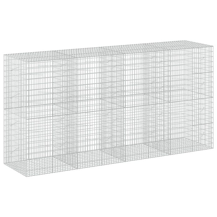Gabion cu Sârmă de 3,5 mm și Plasă de 5x10 cm 400x100x200 cm WALTI