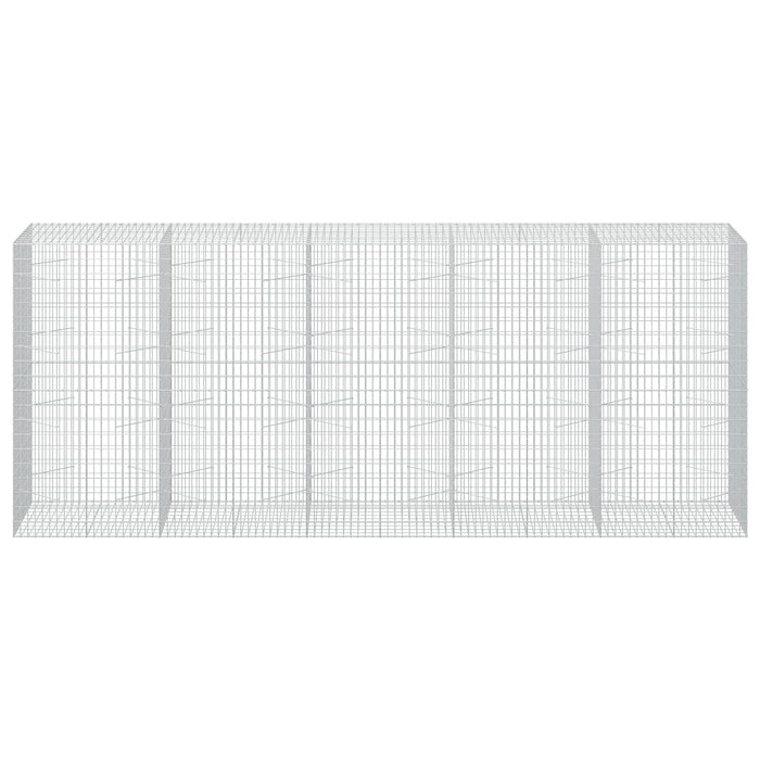 Gabion cu Sârmă de 3,5 mm și Plasă de 5x10 cm 500x100x200 cm WALTI