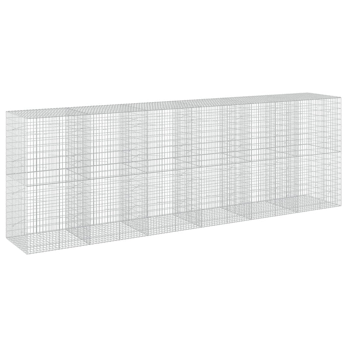 Gabion cu Sârmă de 3,5 mm și Plasă de 5x10 cm 600x100x200 cm WALTI