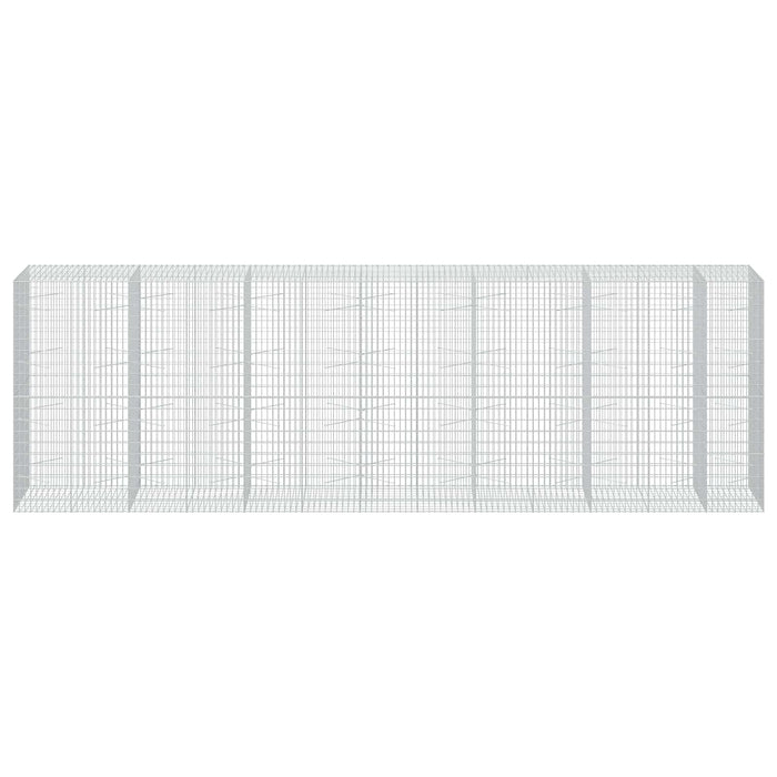 Gabion cu Sârmă de 3,5 mm și Plasă de 5x10 cm 650x100x200 cm WALTI