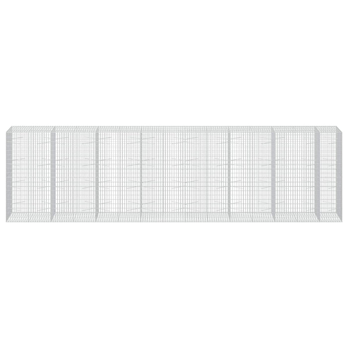 Gabion cu Sârmă de 3,5 mm și Plasă de 5x10 cm 750x100x200 cm WALTI