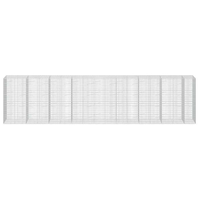 Gabion cu Sârmă de 3,5 mm și Plasă de 5x10 cm 850x100x200 cm WALTI