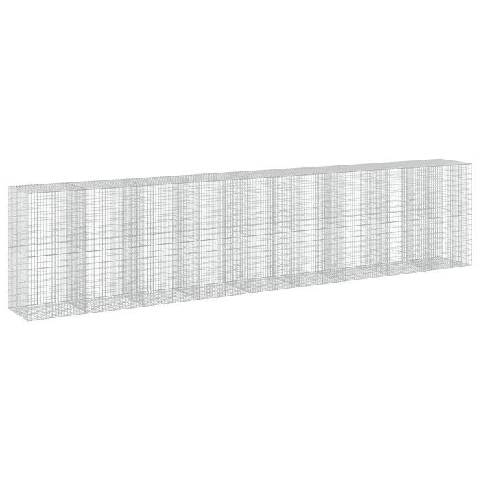 Gabion cu Sârmă de 3,5 mm și Plasă de 5x10 cm 900x100x200 cm WALTI