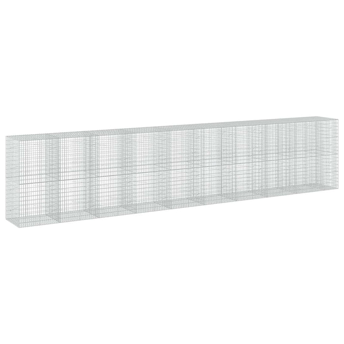 Gabion cu Sârmă de 3,5 mm și Plasă de 5x10 cm 950x100x200 cm WALTI