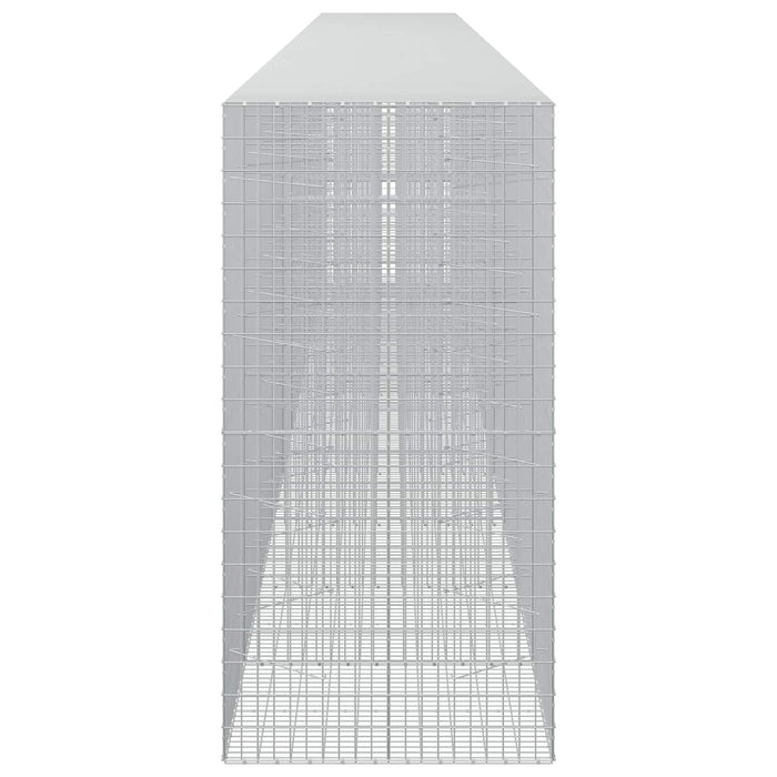 Gabion cu Sârmă de 3,5 mm și Plasă de 5x10 cm 1050x100x200 cm WALTI