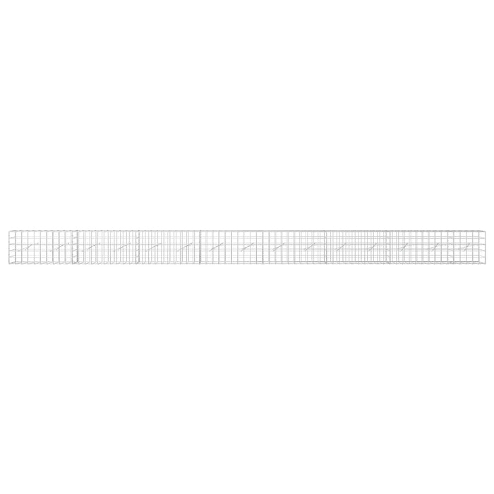 Gabion cu Fir de 3,5 mm și Plasă de 10x10 cm 750x10x50 cm WALTI