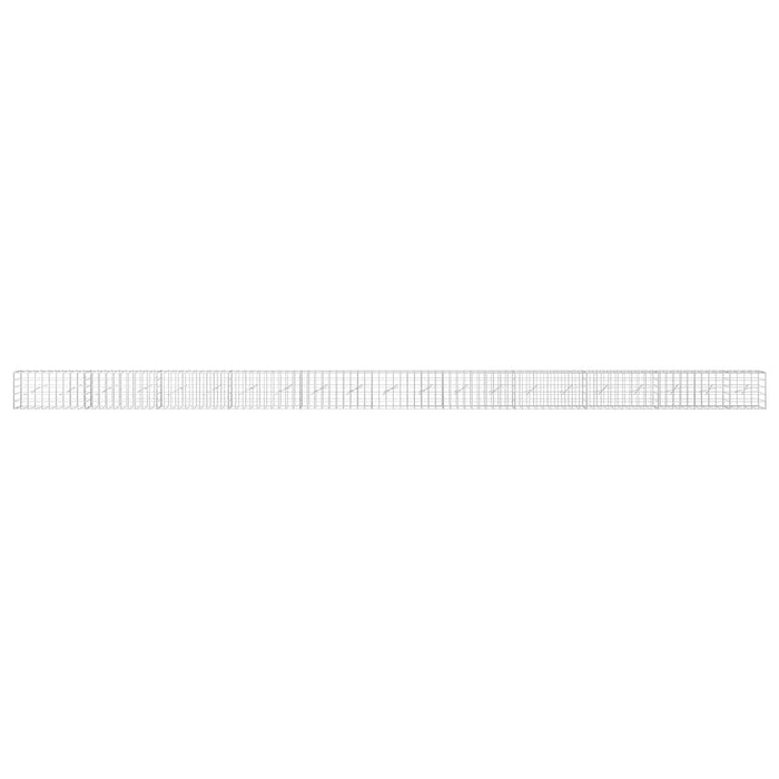 Gabion cu Fir de 3,5 mm și Plasă de 10x10 cm 1050x10x50 cm WALTI