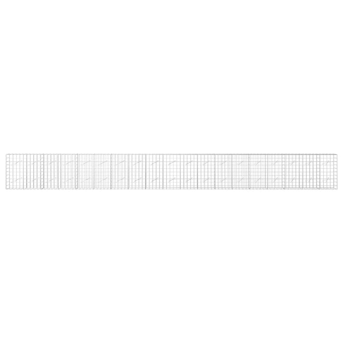 Gabion cu Fir de 3,5 mm și Plasă de 10x10 cm 950x10x100 cm WALTI