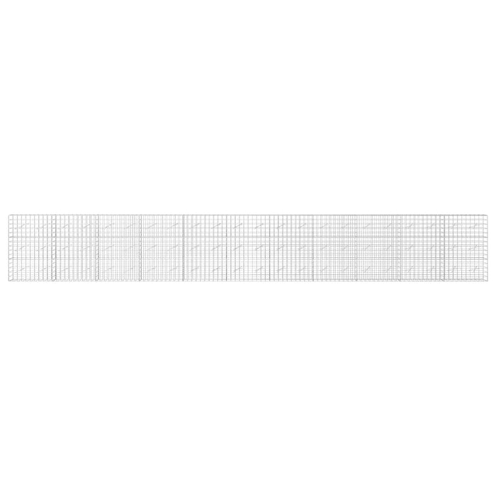 Gabion cu Fir de 3,5 mm și Plasă de 10x10 cm 1100x10x150 cm WALTI